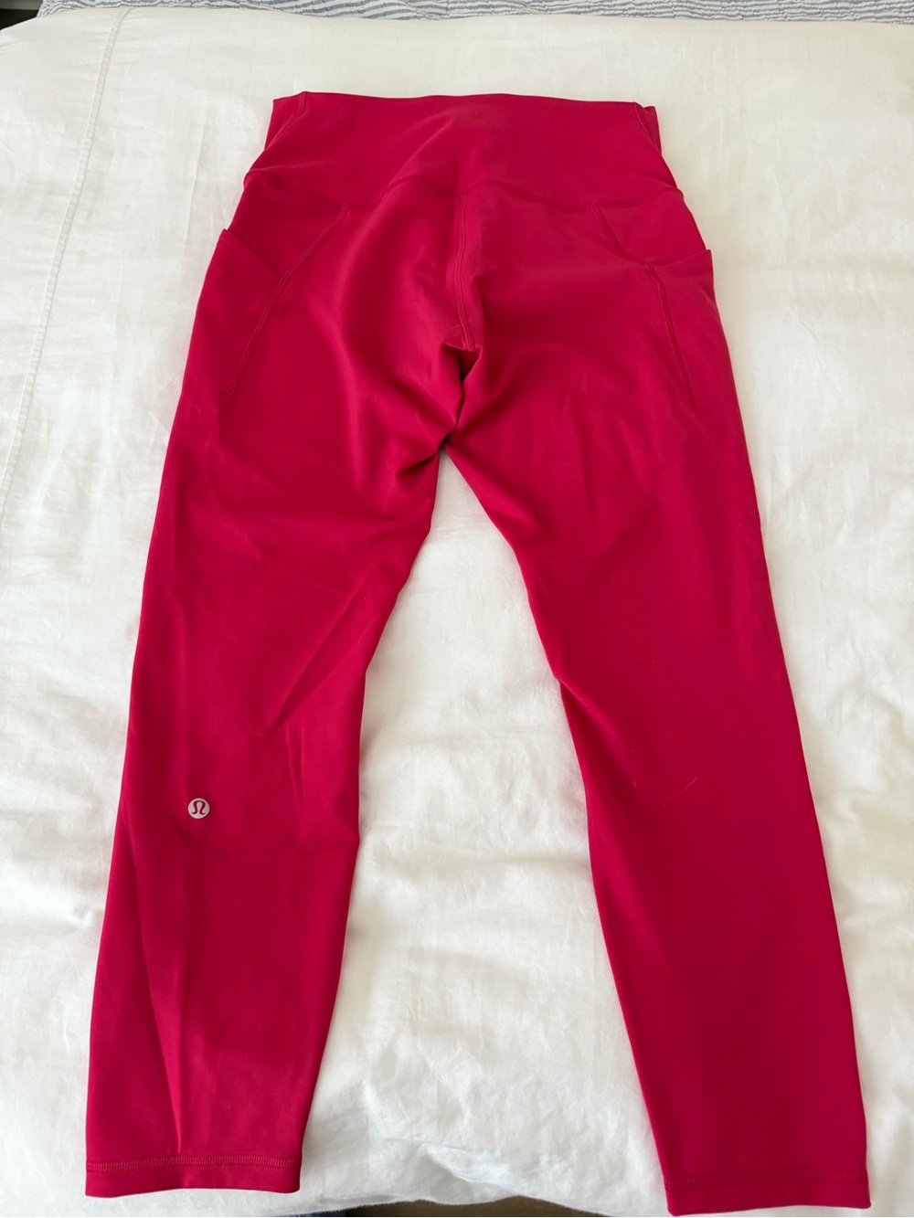 Lululemon Pink/Red Wunder Train 25in SZ 12 Active Leggings -